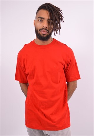 UNITED COLORS OF BENETTON MENS VINTAGE T-SHIRT TOP LARGE RED