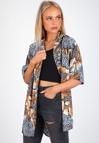 VINTAGE UNBRANDED PATTERN SHIRT S225