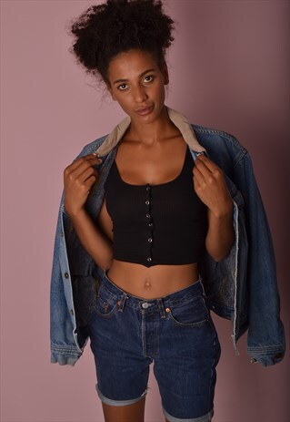 LEE FLANNEL LINED DENIM JACKET GDF1437
