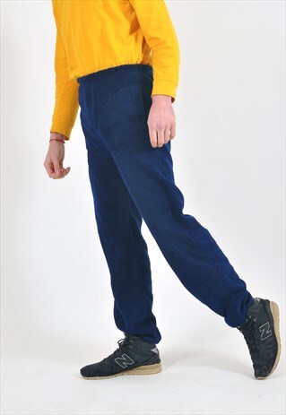 VINTAGE FLEECE JOGGERS IN NAVY