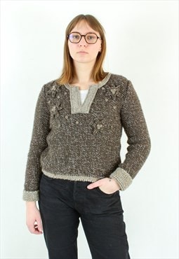 Gottstein Wool Alpaca Sweater Knitted Pullover Jumper Knit