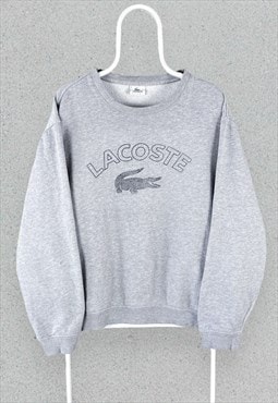 Vintage Lacoste Sport Grey Sweatshirt Mens Size Large 6