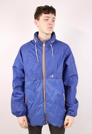 VINTAGE K-WAY BLUE SPORTS JACKET