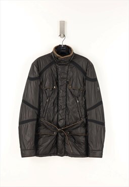 Vintage Belstaff Winter Jacket in Brown - M