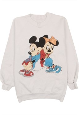 Vintage 90's Diseny Sweatshirt Mickey & Minnie Mouse Crew