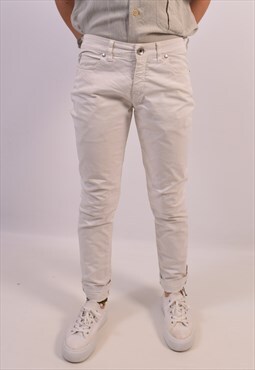 Vintage Moschino Casual Trousers Skinny White