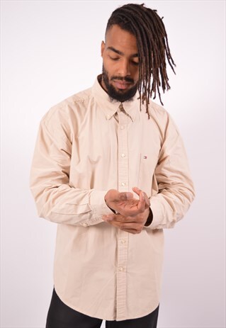VINTAGE TOMMY HILFIGER SHIRT BEIGE