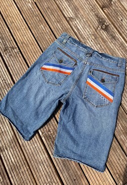 Vintage Coogi Australia blue denim jeans shorts 34 inches 
