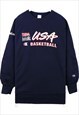 Vintage 90's Champion Sweatshirt USA Basketball Graphic