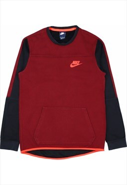 Vintage 90's Nike Sweatshirt Swoosh Crewneck Burgundy