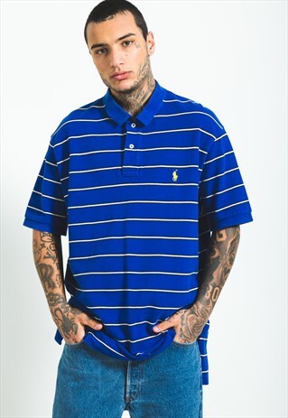 VINTAGE 90S POLO RALPH LAUREN POLO T-SHIRT / S0591