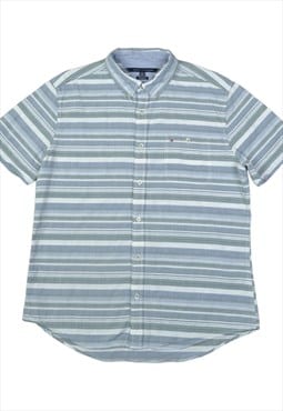 Vintage Tommy Hilfiger Shirt Short Sleeve Grey XL