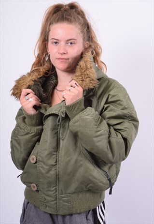 VINTAGE ALPHA INDUSTRIES JACKET KHAKI
