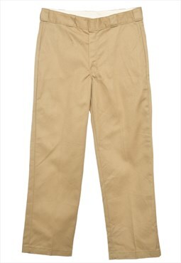Beige Tapered Dickies Chinos - W30