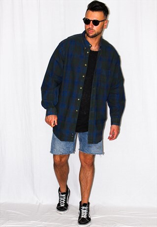 VINTAGE NAUTICA PLAID SHIRT