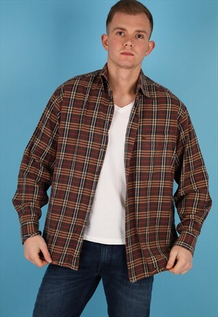 VINTAGEBURBERRY CHECK SHIRT NS151