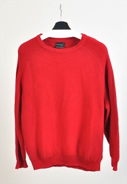 Vintage 90s jumper in red