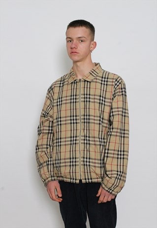 VINTAGE REVERSIBLE BURBERRY HARRINGTON JACKET