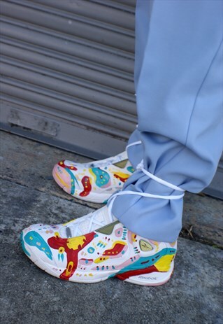 HAND PAINTED VINTAGE REEBOK SNEAKERS