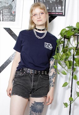 90s grunge y2k vintage graphic grand canyon navy t-shirt