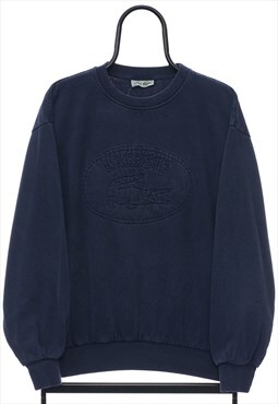 Vintage Lacoste Chemise 80s Navy Logo Sweatshirt