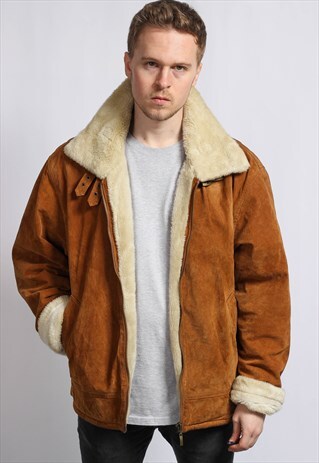 VINTAGE SUEDE SHEEPSKIN JACKET