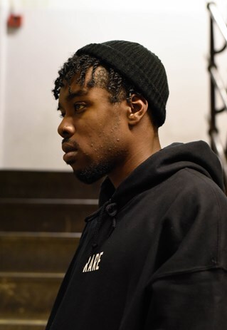BLACK TRAWLER BEANIE HAT