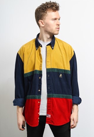 VINTAGE CORDUROY CORD SHIRT