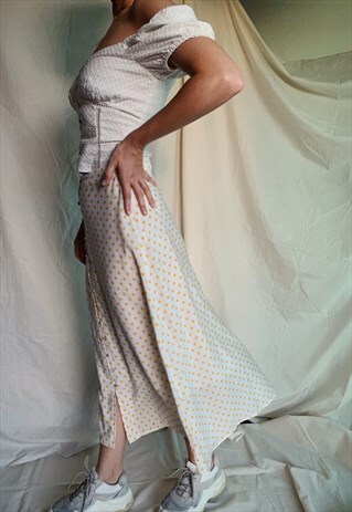 POLKA DOTS MIDI SKIRT