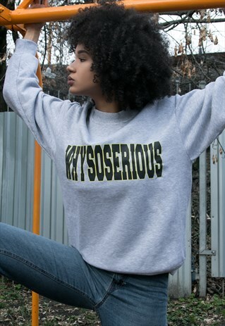 GREY COLLEGE SWEATSHIRT