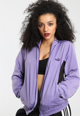 90S PUMA EMBROIDERED LOGO ZIPPED SWEATSHIRT