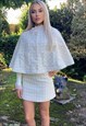 PRISCILLA CREAM & GOLD CAPE