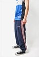 ADIDAS vintage shell pant dark navy blue colour Old School