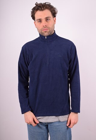 PATAGONIA MENS VINTAGE FLEECE JUMPER LARGE BLUE 90S