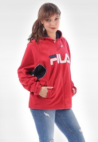 FILA VINTAGE FILA FLEECE SPELLOUT HOODIE