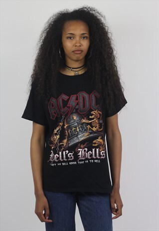 VINTAGE PRINTED ACDC TOP