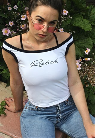 90'S WHITE SPELL-OUT TOP