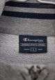 VINTAGE CHAMPION ZIP UP SWEATSHIRT IN GREY L