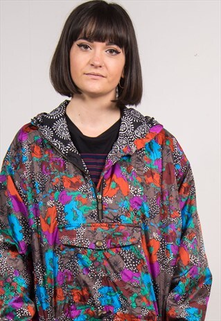 VINTAGE 90'S FESTIVAL QUARTER ZIP JACKET