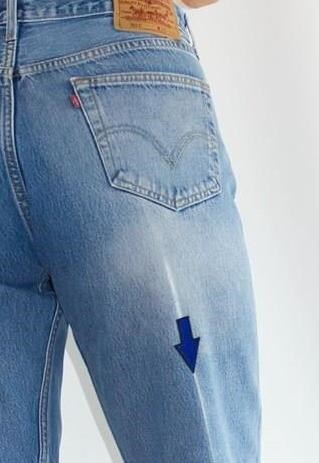 VINTAGE HIGH WAIST CUSTOM PATCH LEVI JEANS
