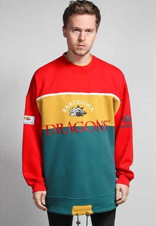 VINTAGE ADIDAS BARCELONA DRAGONS SWEATSHIRT
