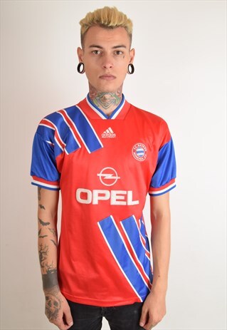 VINTAGE ADIDAS FOOTBALL SHIRT BAYERN MUNCHEN 90'S (2492)