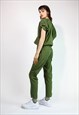 VINTAGE Y2K G-STAR JUMPSUIT UTILITY PANTS IN GREEN XS 
