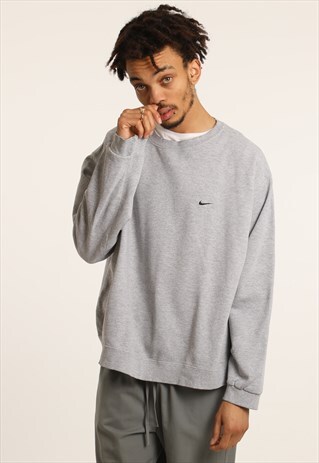 VINTAGE NIKE EMBROIDERED LOGO SWEATSHIRT