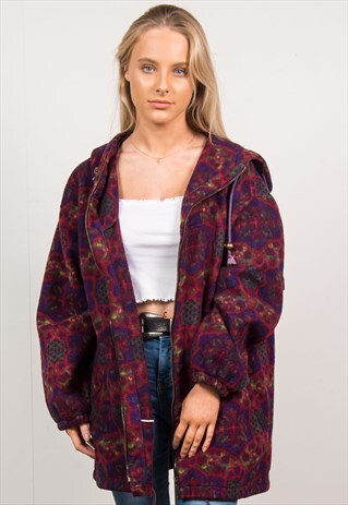VINTAGE 90'S OVERSIZED FLEECE JACKET