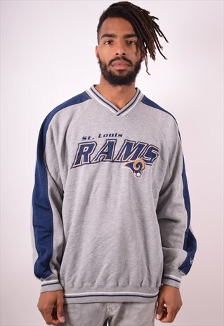 LEE MENS VINTAGE LOS ANGELES RAMS SWEATSHIRT JUMPER XL 90S