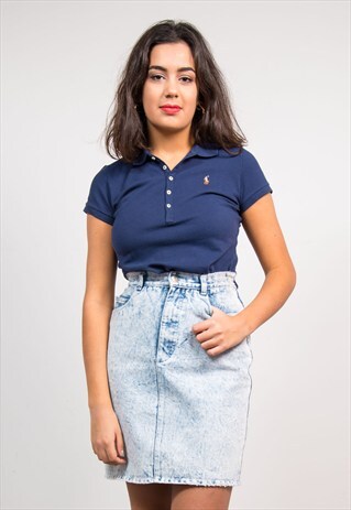 VINTAGE 90'S NAVY RALPH LAUREN POLO T-SHIRT