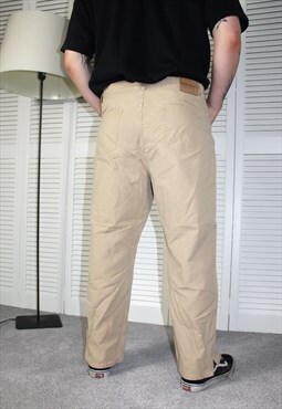 Vintage 90s Beige Polo Ralph Lauren Chino Trousers 36'