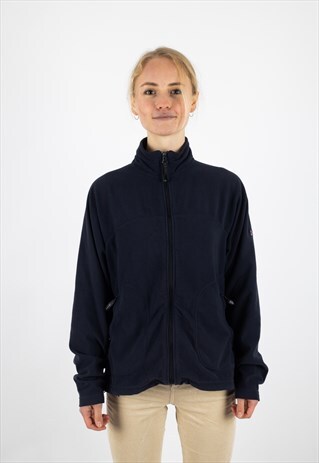 BERGHAUS CLASSIC ARM LOGO FLEECE IN NAVY BLUE