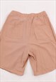 MENS VINTAGE 90'S ASOS SALMON PINK SHORTS 